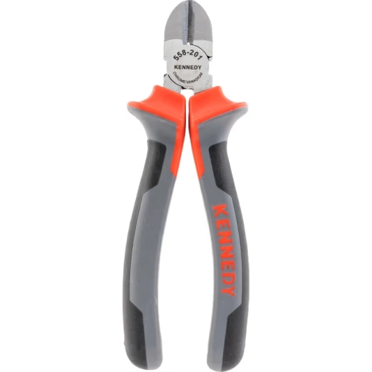 Kennedy Pro Side Cutters, Max Cut Capacity 4mm, Bi-Material, 165mm Overall Length 1