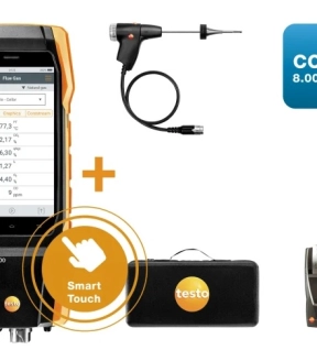 Testo 300 kit 2 with printer  flue gas analyzer O2 CO H2compensated up to 8000 ppm