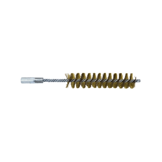 3/8in Double Spiral Power Brush c/w Universal - Brass. 1