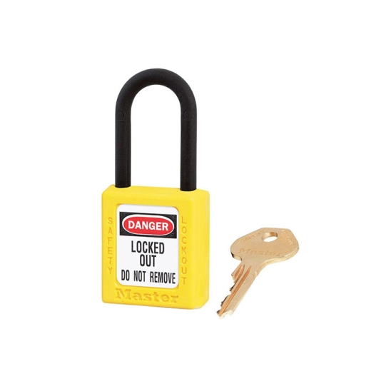 Master Lock 406YELLOW (38mm) Thermoplastic Safety LOTO 1