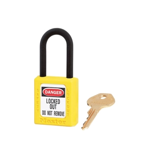 Master Lock 406YELLOW 38mm Thermoplastic Safety LOTO