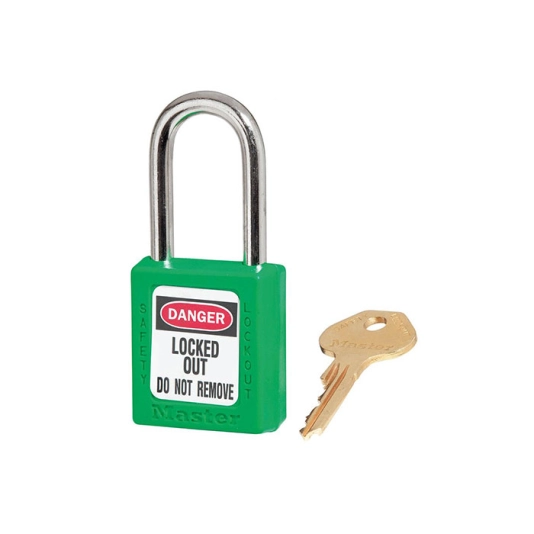 Master Lock 410GREEN (38mm) Thermoplastic Safety LOTO 1