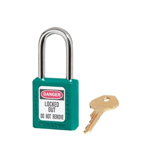Master Lock 410TEAL 38mm Thermoplastic Safety LOTO