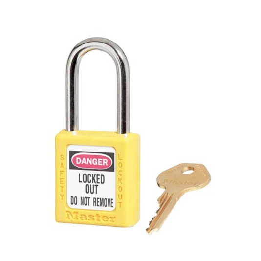 Master Lock 410YELLOW (38mm) Thermoplastic Safety LOTO 1