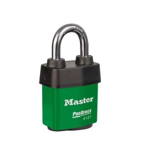 Master Lock 6121GRN ProSeries Body Laminated  218in 54mm