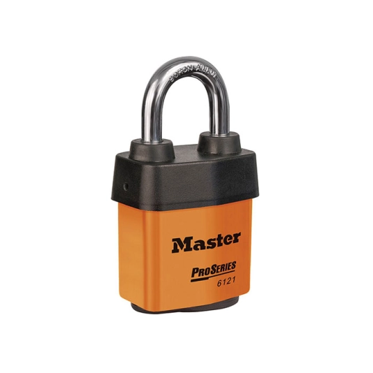 Master Lock 6121ORJ ProSeries? Body Laminated ? 2-1/8in (54mm) 1